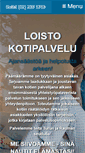 Mobile Screenshot of loistokotipalvelu.fi