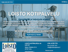 Tablet Screenshot of loistokotipalvelu.fi